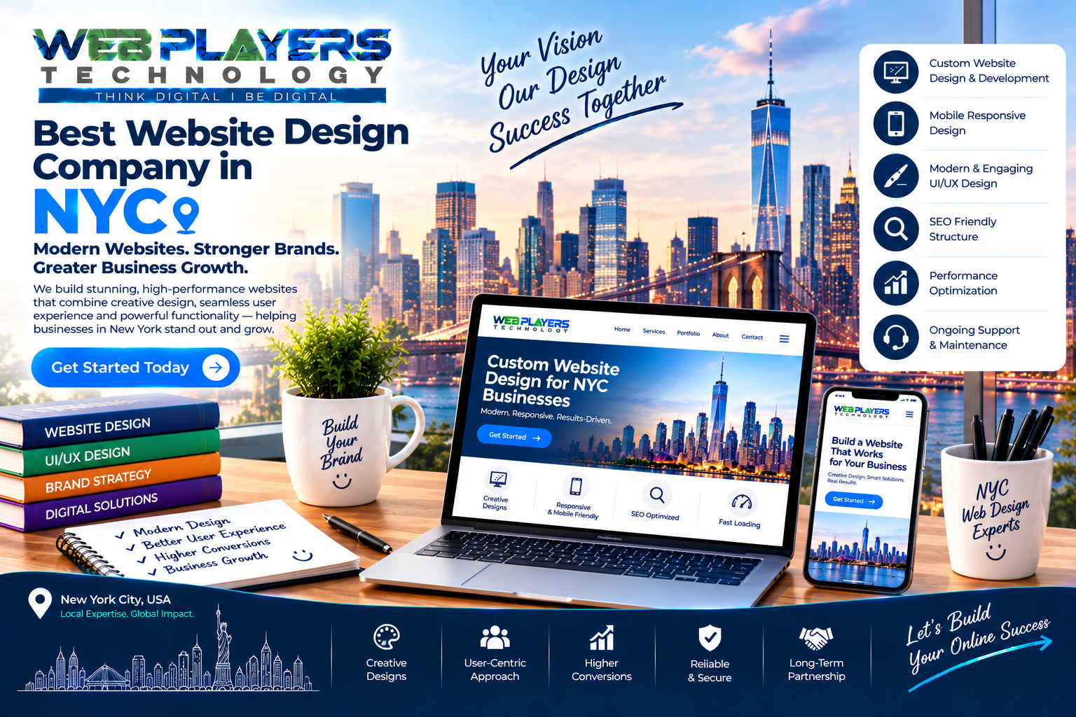 Best Website Design Company in NYC for Business Growth and Online Success